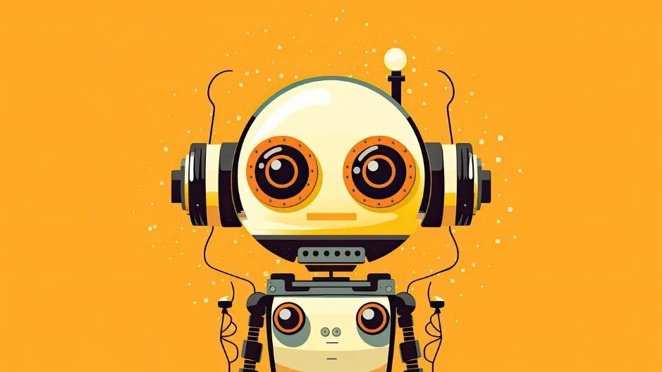 AI chatbot illustration improving customer interactions and modern customer support experience