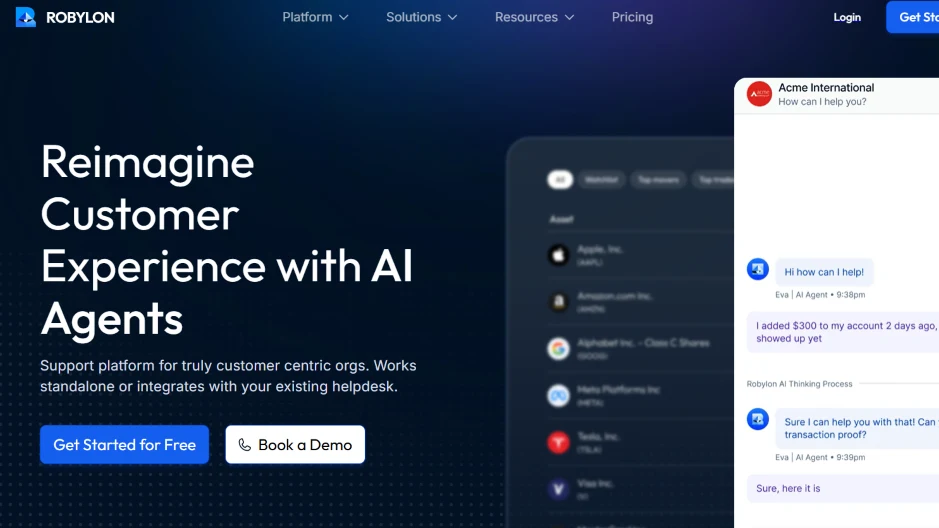 Robylon AI: Smart support agents for every channel