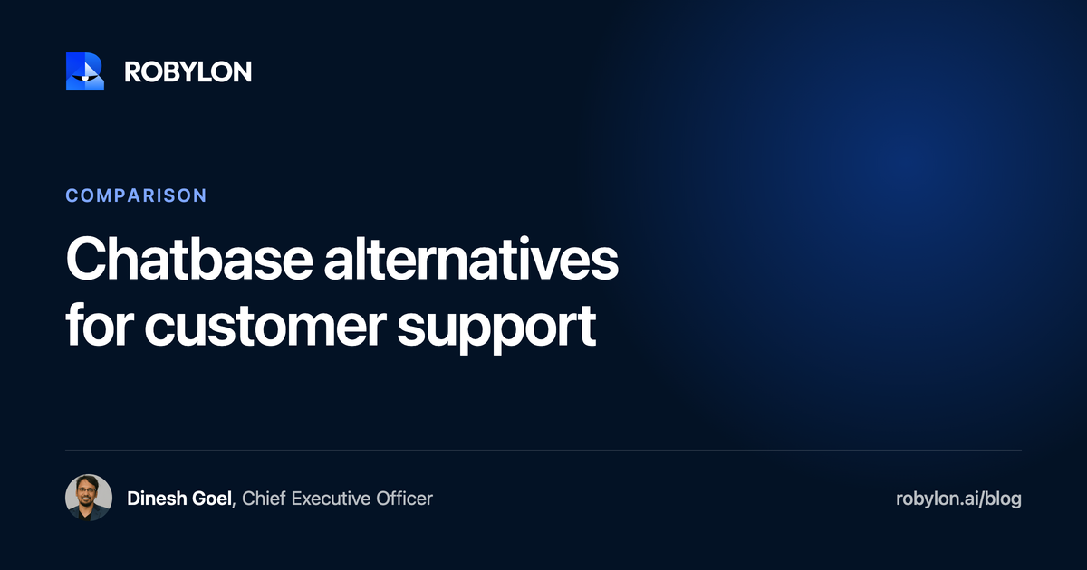 7 best Chatbase alternatives for customer support in 2026