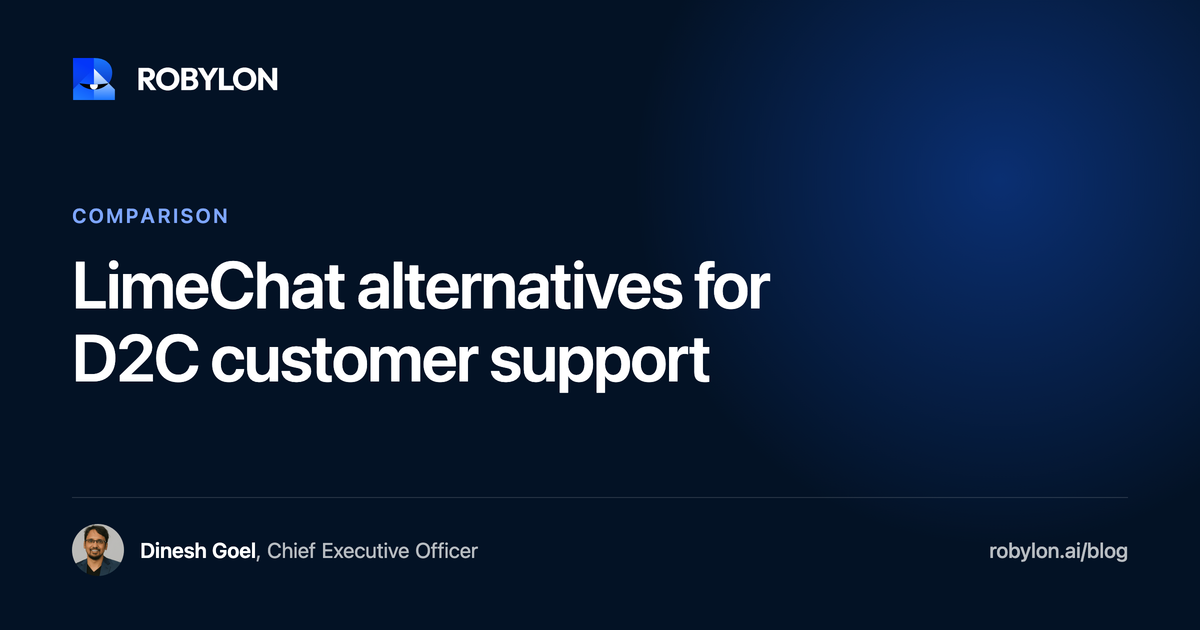 8 best LimeChat alternatives for D2C customer support in 2026