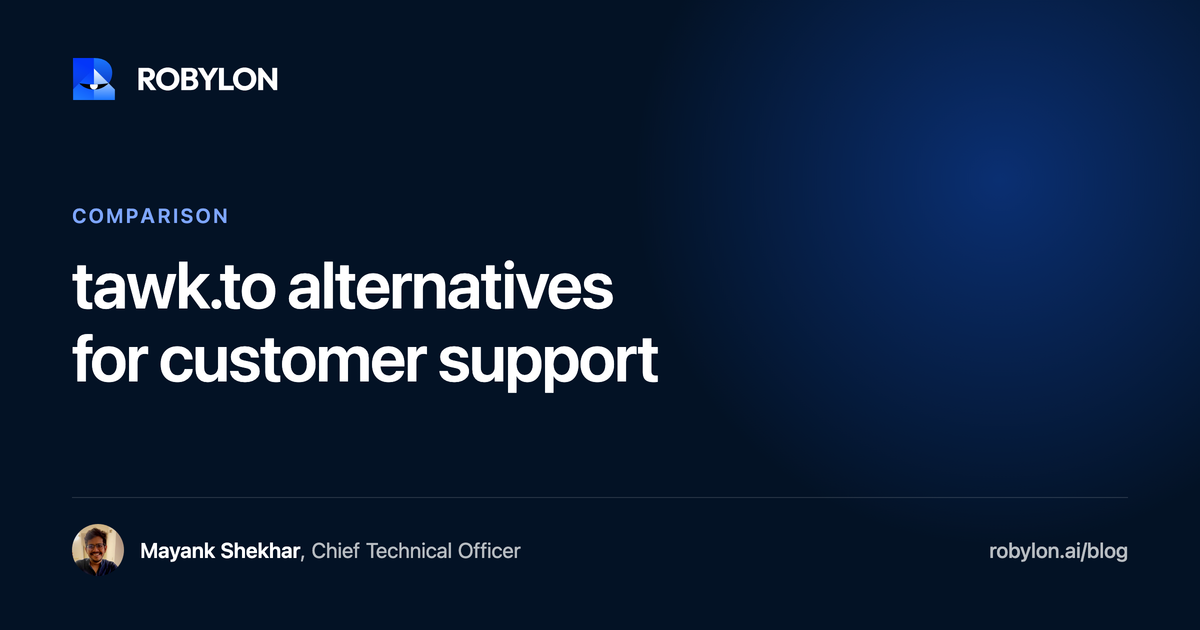 9 best tawk.to alternatives for customer support in 2026